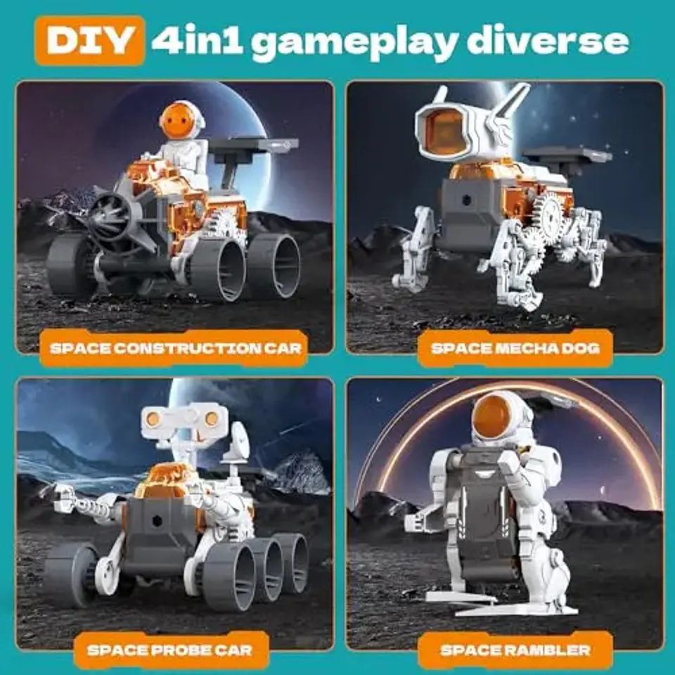 Robot Juguete Educativo Kit Solar 4 En 1 Robotica Stem Armat 6