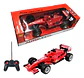 Carro Formula 1 Control Con Luz Trasera Bateria Recargable Rojo Carro Fórmula 1 - Miniatura 1