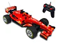 Carro Formula 1 Control Con Luz Trasera Bateria Recargable Rojo Carro Fórmula 1 - Miniatura 5