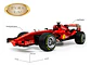 Carro Formula 1 Control Con Luz Trasera Bateria Recargable Rojo Carro Fórmula 1 - Miniatura 7