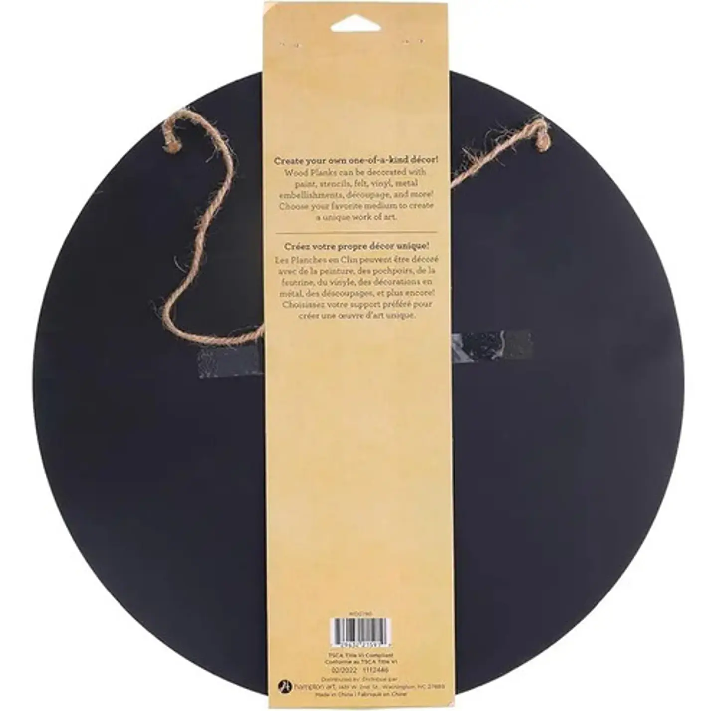 Tabla De Madera Para Personalizar Redondo Decoración Hogar 4