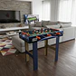 Futbolín Madera Infantil Xj 78cm Altura 81x43cm Azul Estampado - Miniatura 5