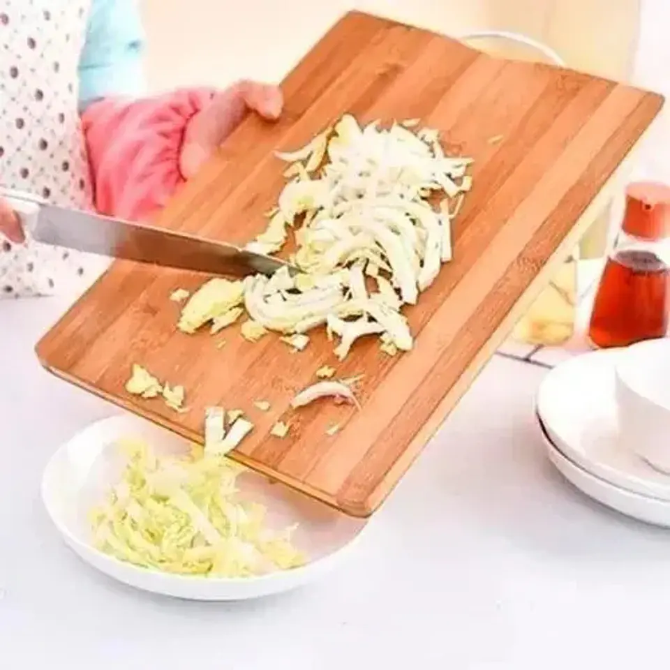 Tabla De Cortar Cocina Bamboo 20x30cm Con Agarre 6