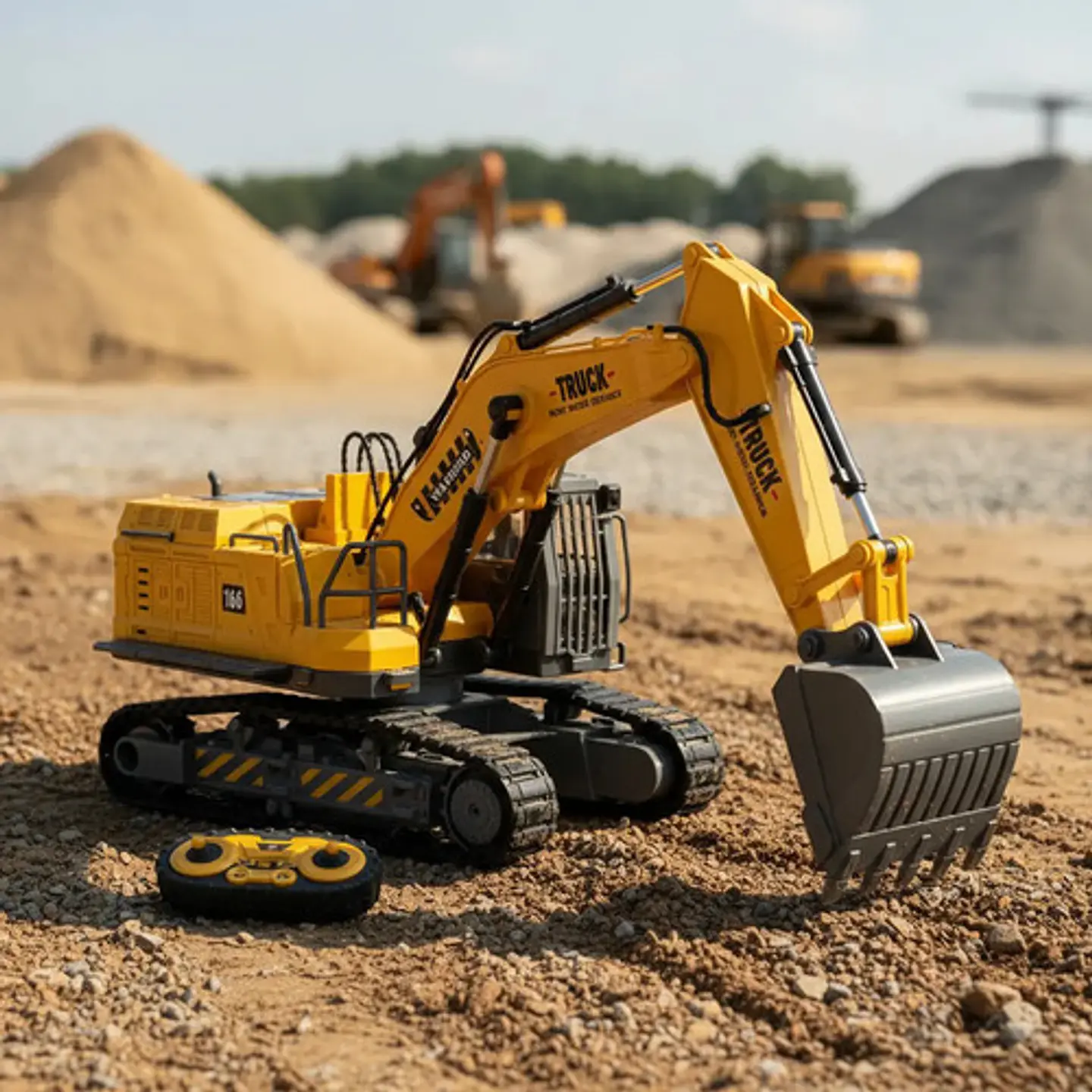 Maquina Excavadora Para Armar Control Ingenieria Truck Steam 1