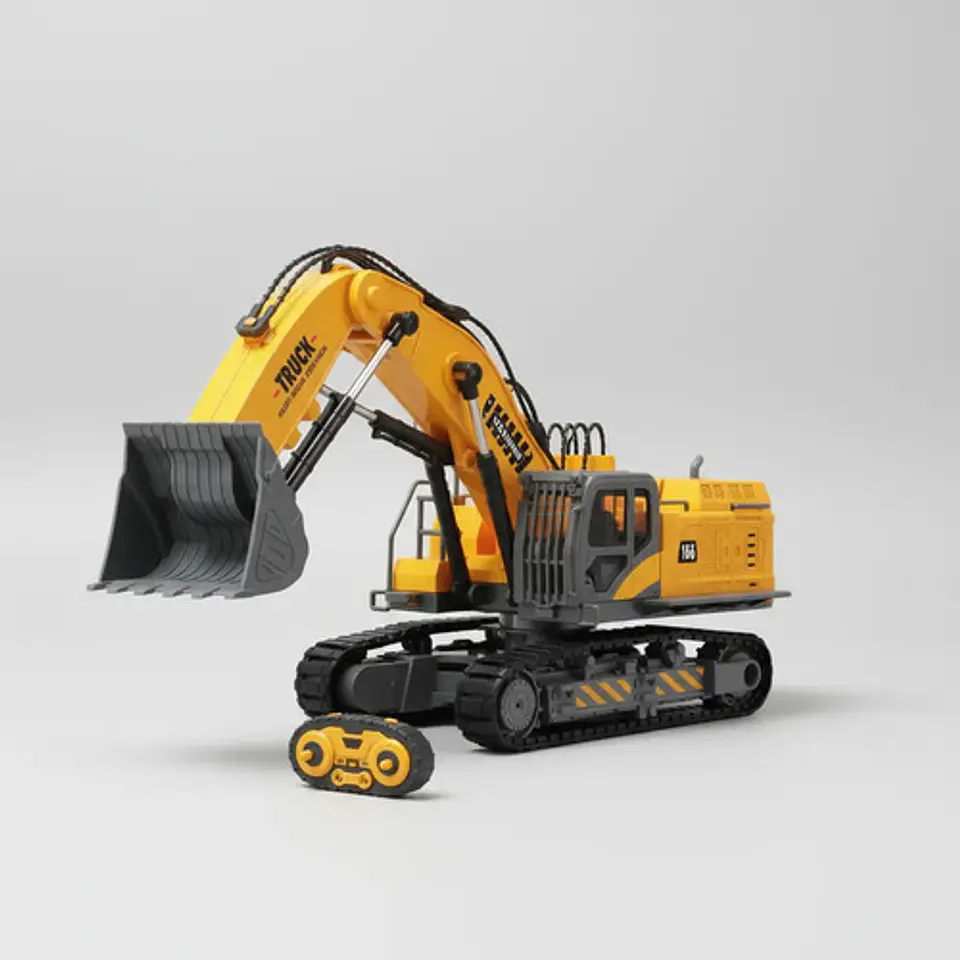 Maquina Excavadora Para Armar Control Ingenieria Truck Steam 4