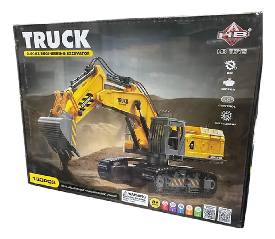Maquina Excavadora Para Armar Control Ingenieria Truck Steam 7