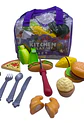 Set Alimentos, Juguete Con Velcro Para Cocina Niños 89 Pcs - Miniatura 2