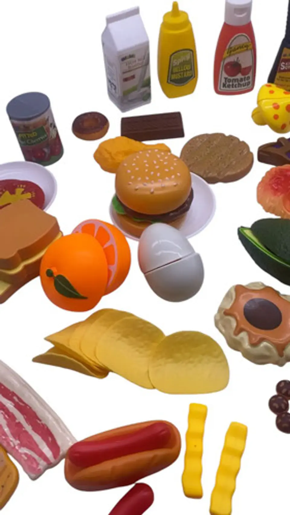 Set Alimentos, Juguete Con Velcro Para Cocina Niños 89 Pcs 4
