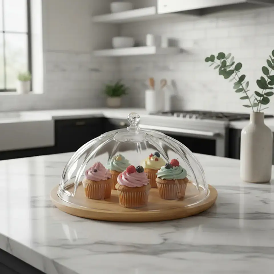 Soporte Para Tartas, Plato Cubierto, Regalo Navideño, Postre 2