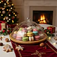 Soporte Para Tartas, Plato Cubierto, Regalo Navideño, Postre - Miniatura 5