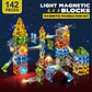 Juego De Construccion Magnetico Niños Steam Con Canicas 142 No - Miniatura 3
