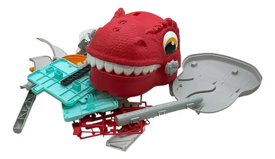 Pista Carro Cabeza Dinosauiro Trex Circuito Maletin Jurassic 2