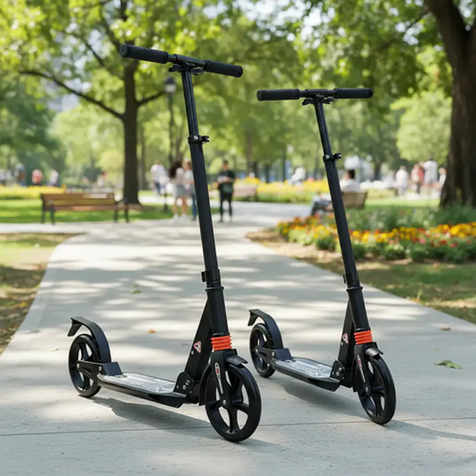 Urban Scooter Monopatín Patineta Metálica Adultos Niños  5