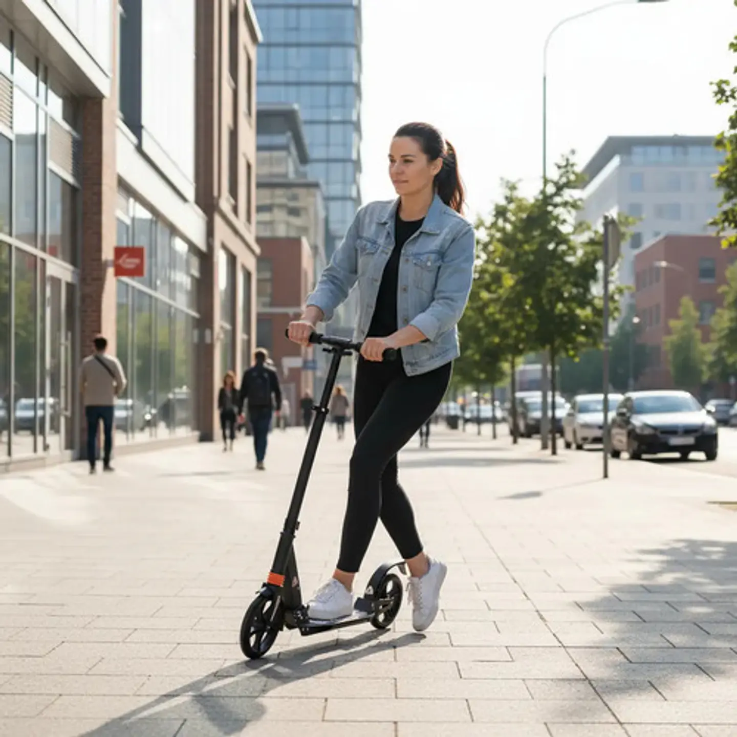 Urban Scooter Monopatín Patineta Metálica Adultos Niños  9