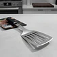 Espátula De Metal Con Mango Plastico Cocina Bbq Hamburguesas - Miniatura 6