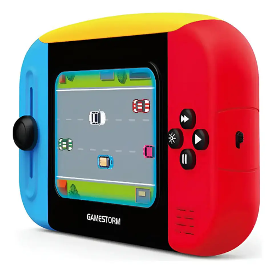 Consola Portátil Gamestorm Con Videojuego Antiguo Carro 1