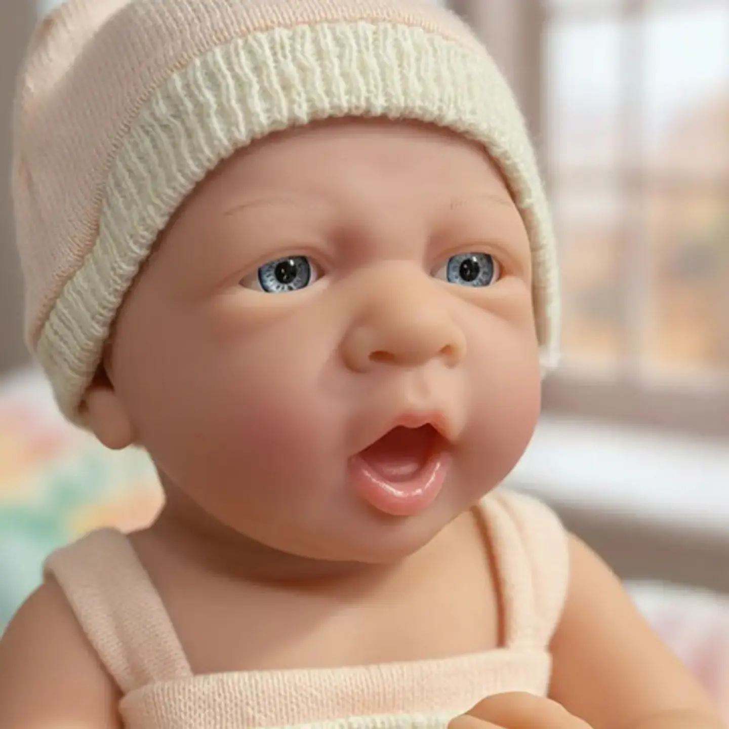 Bebe Silicona Reborn Cuerpo Blando Realista Sorprendida 5