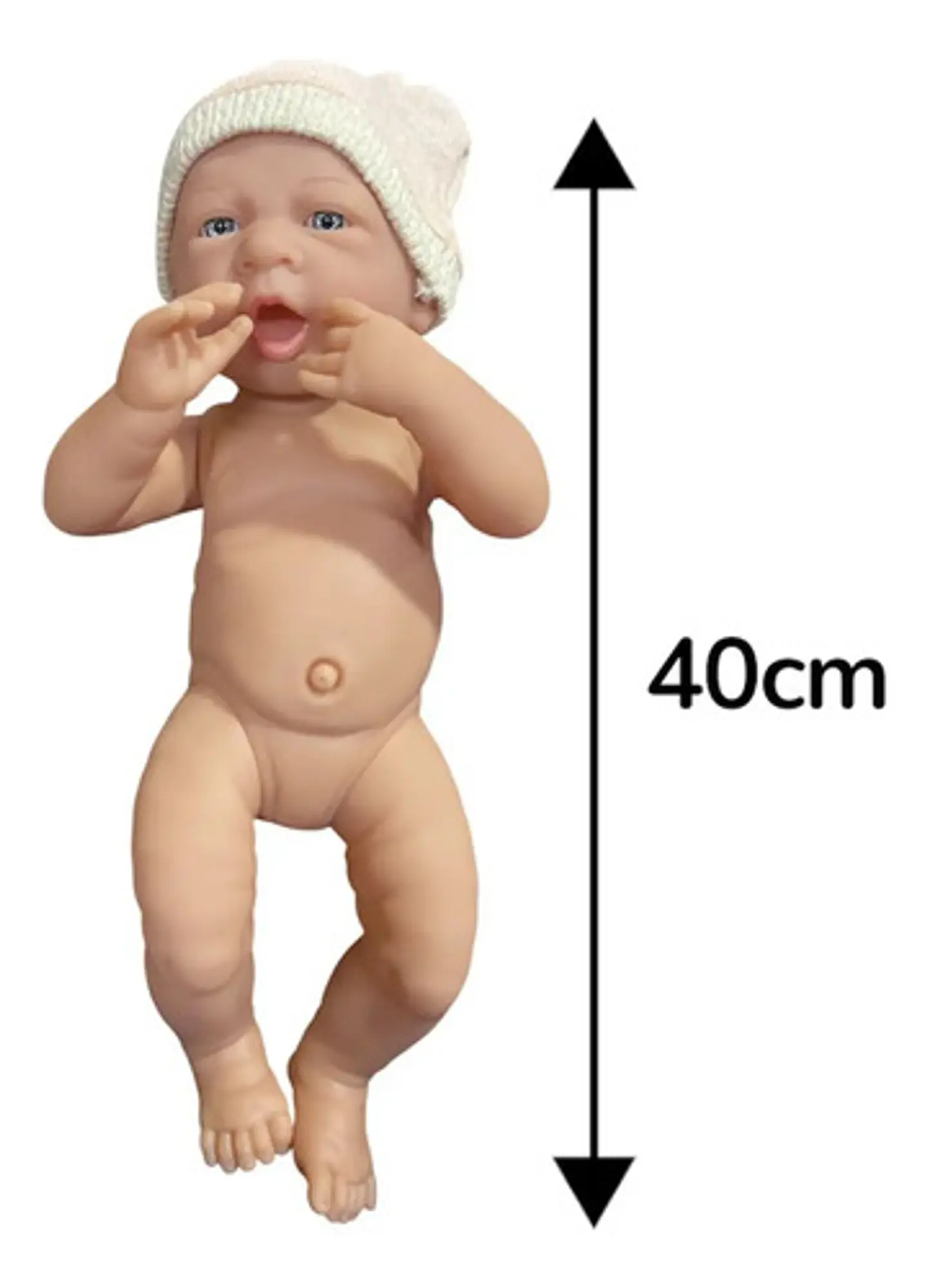 Bebe Silicona Reborn Cuerpo Blando Realista Sorprendida 6