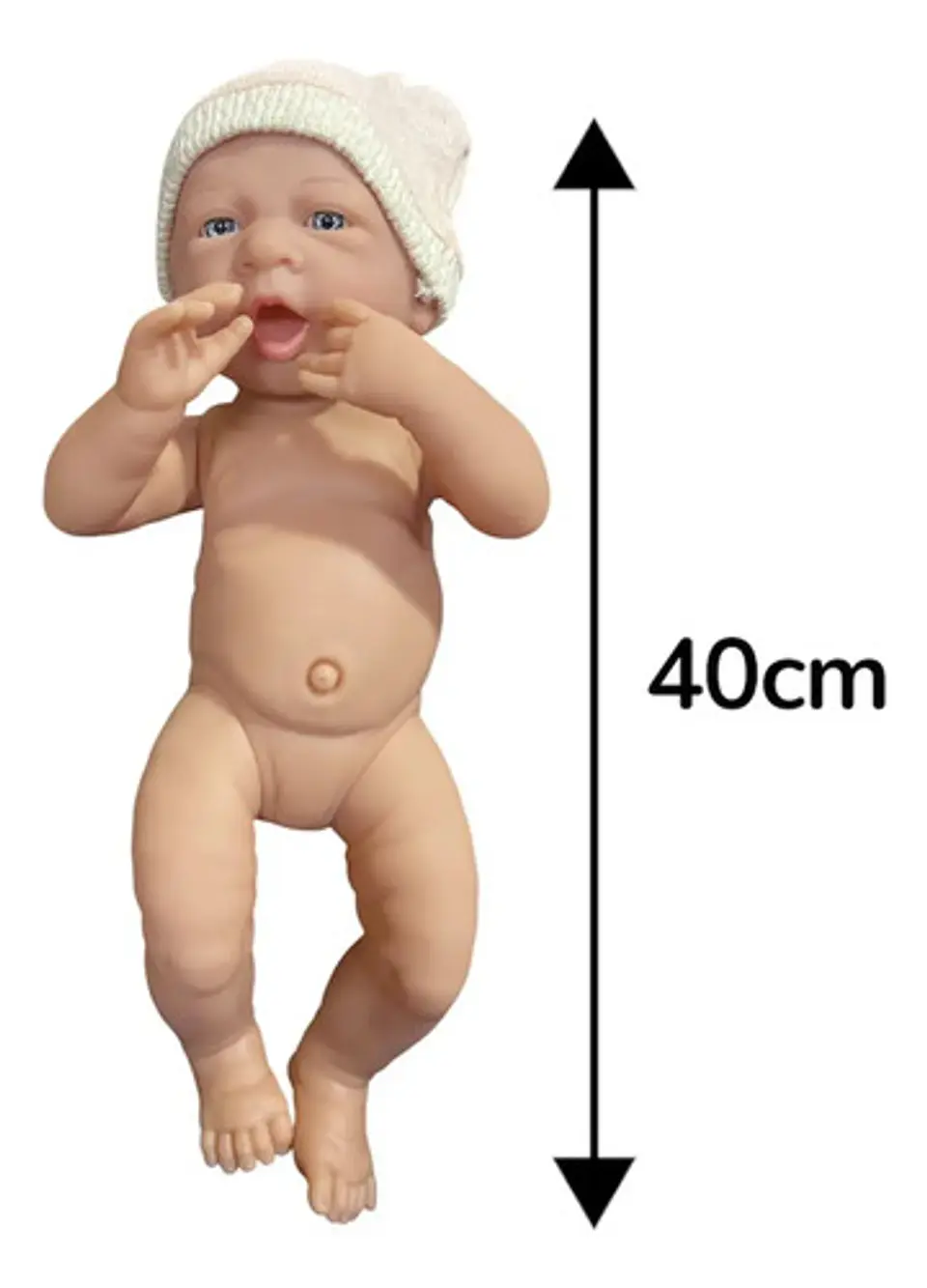 Bebe Silicona Reborn Cuerpo Blando Realista Sorprendida 6