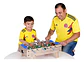 Futbolín 4 En 1 Xj Modelo Xj6603 Billar Ping Pong Hockey Niños Multicolor Gris - Miniatura 3