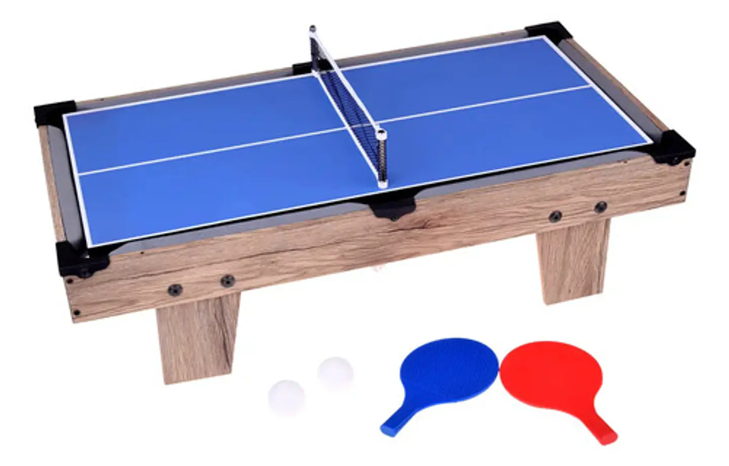 Futbolín 4 En 1 Xj Modelo Xj6603 Billar Ping Pong Hockey Niños Multicolor Gris 9