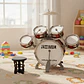 Batería Musical Para Niños Pequeños Juguete 5 Tambores Fucsia - Miniatura 1
