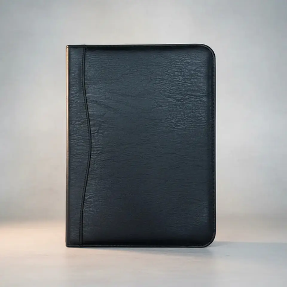 Carpeta Portafolio De Notas Con Cierre Y Calculadora Carta 4