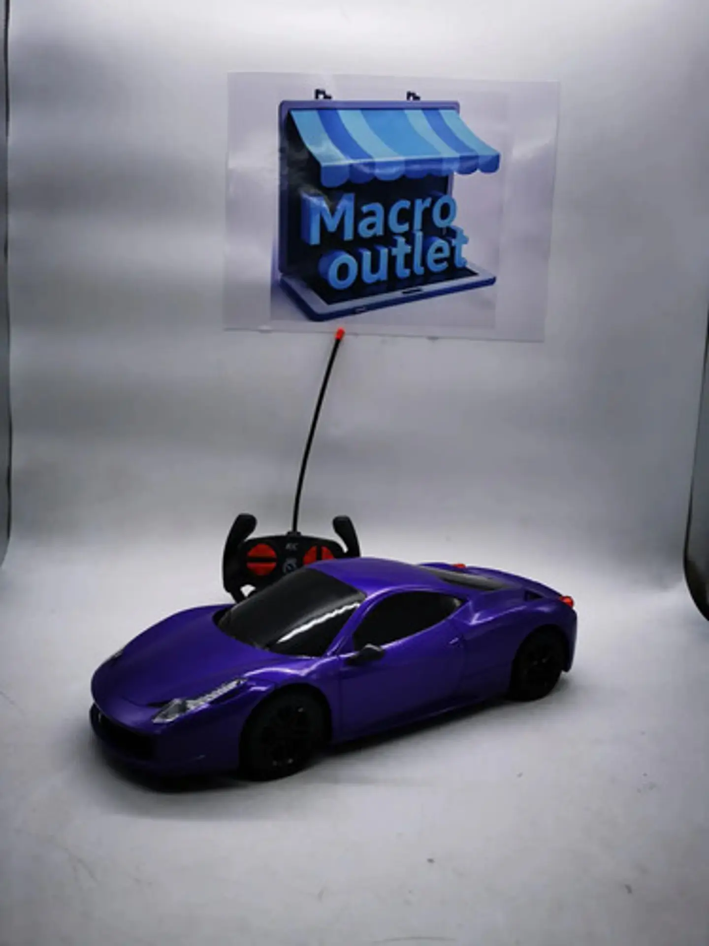 Carro Deportivo Carreras 30cm  R/c Control Remoto Niñas 2