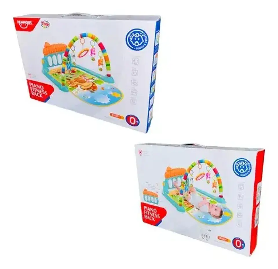 Gym Piano Infantil Bebe Niños Sonajeros Gimnasio  5
