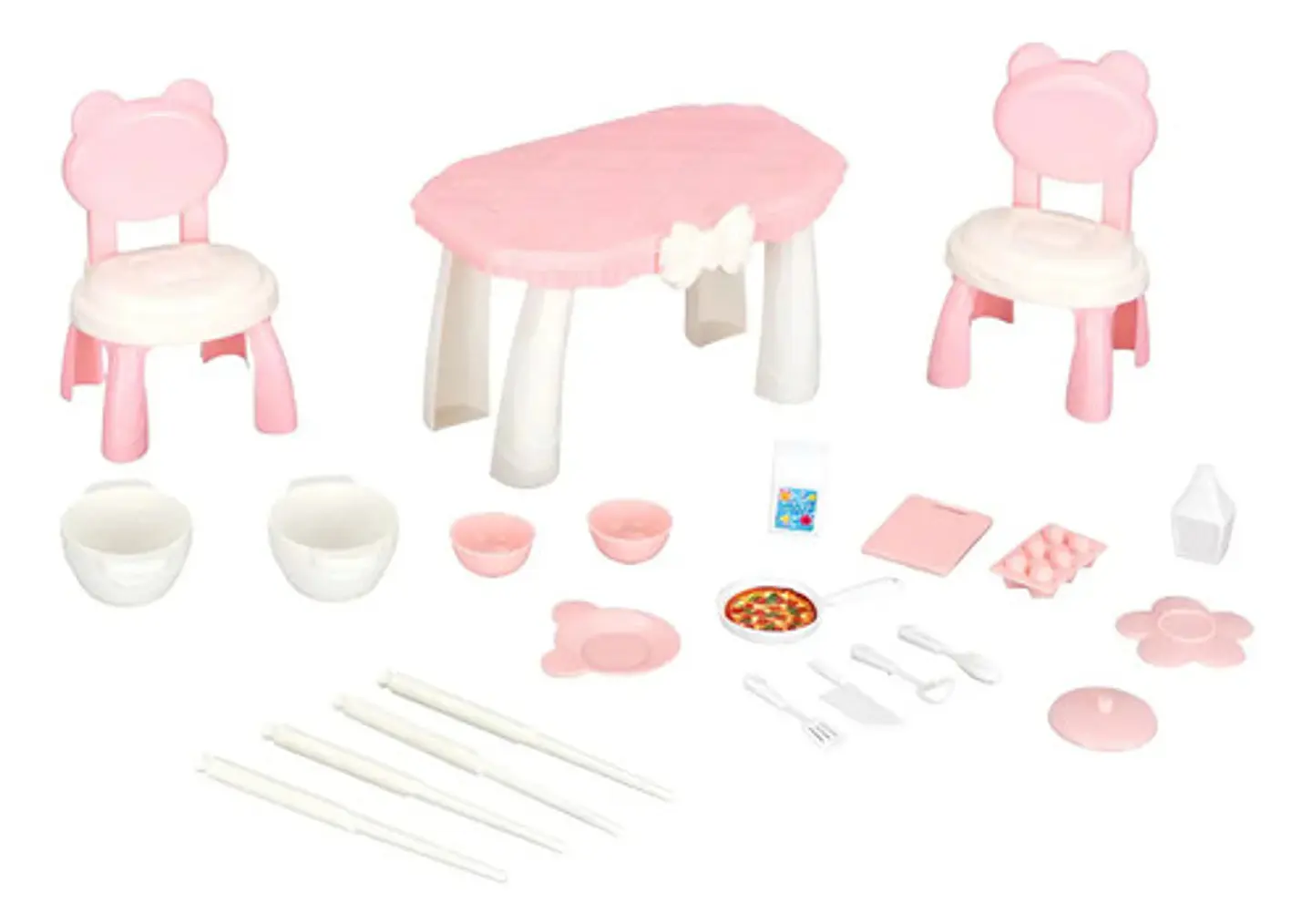 Mini Camper Tipo Barbie Travel Set Rosa Canoa Luces Sonidos Rosa Chicle 7