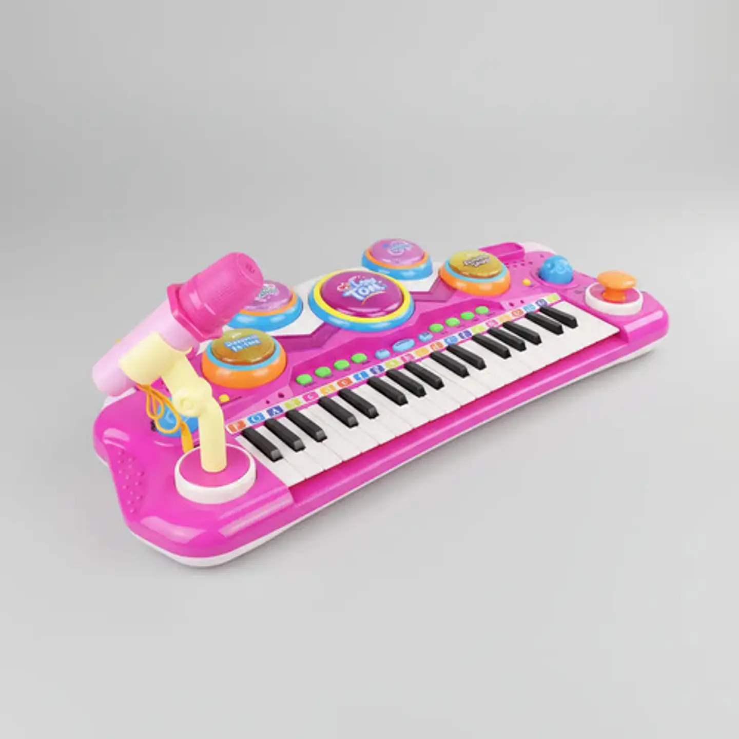Juguete Piano Teclado Mp3 Bluetooth Microfono Niñas 3