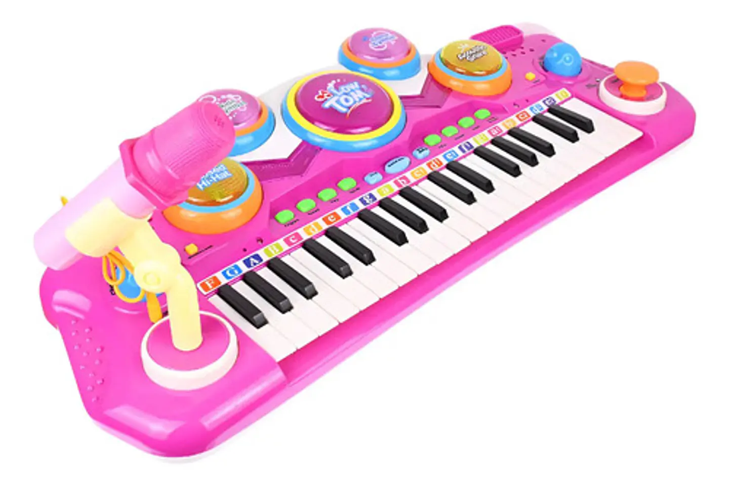 Juguete Piano Teclado Mp3 Bluetooth Microfono Niñas 4