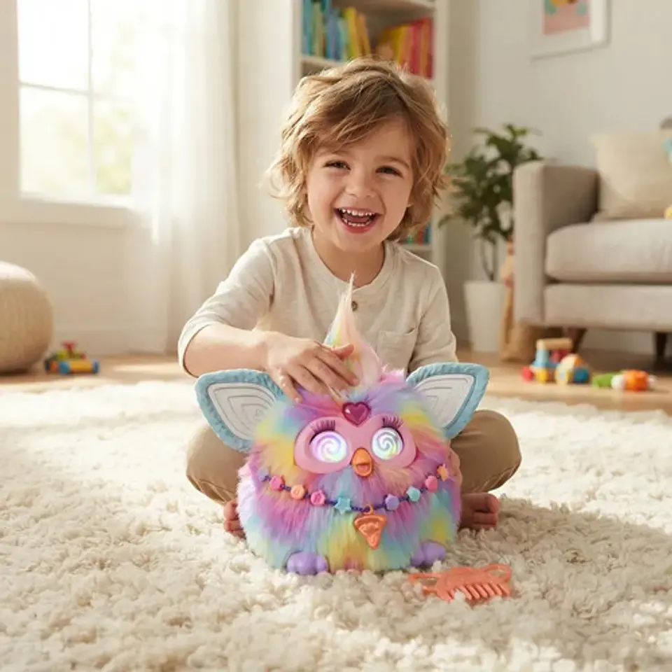 Peluche Furby Interactivo Tie Dye 10