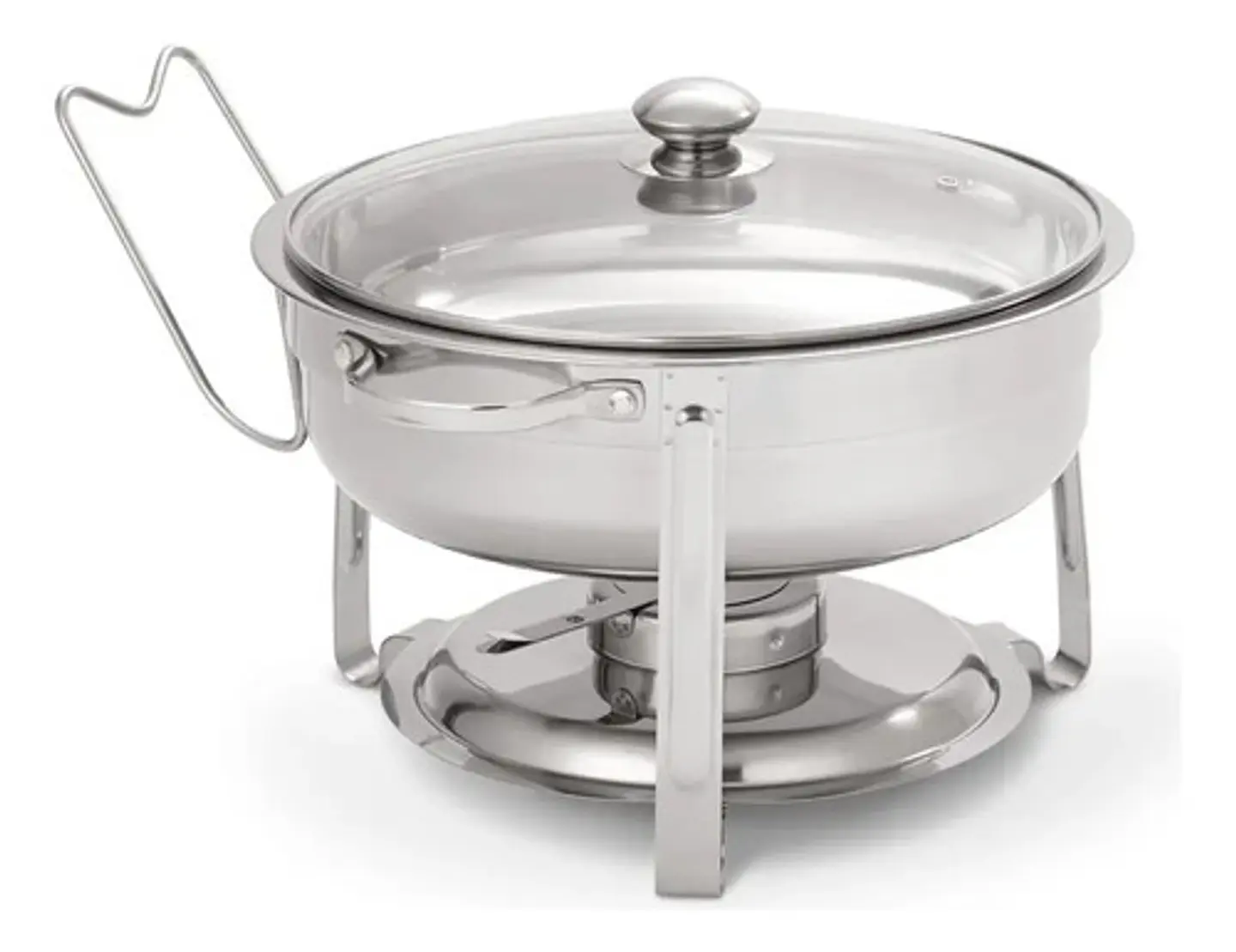 Contenedor Samobar Redondo Buffet 3.78 L Acero Inoxidable 1
