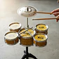 Batería Musical Drum Band Rock 5 Tambores Juguete - Miniatura 6