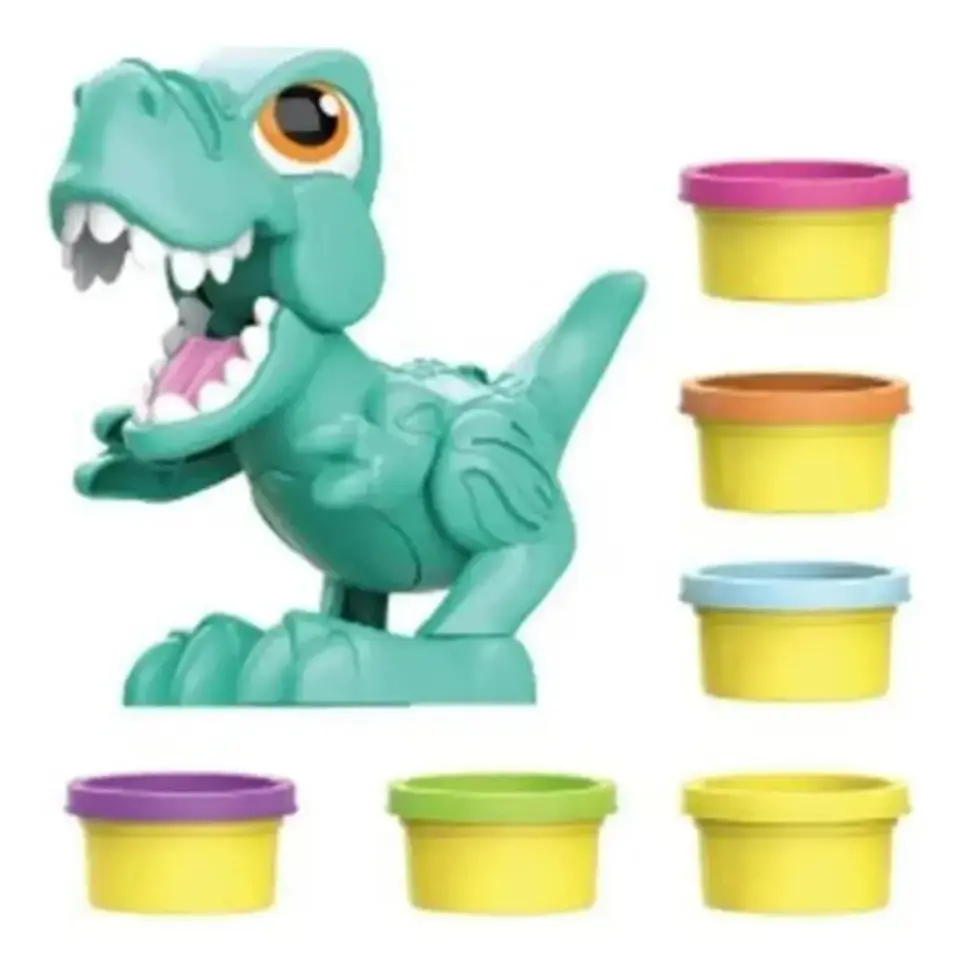 Dinosaurio Play-toy Plastilina-juguete Didactico Con Moldes 3