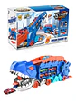 Camion Mula De Dinosaurio 2 En 1 T-rex Devora Autos Pista Azul - Miniatura 1