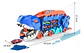 Camion Mula De Dinosaurio 2 En 1 T-rex Devora Autos Pista Azul - Miniatura 5
