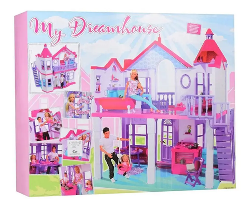 Casa Muñecas 83cm 2 Pisos My Dreamhouse Accesorios Ref. 6991 4