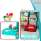 Maleta Con Ruedas Juguete Cocina Princesas Portátil - Miniatura 10