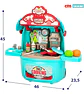 Maleta Con Ruedas Juguete Cocina Princesas Portátil - Miniatura 11