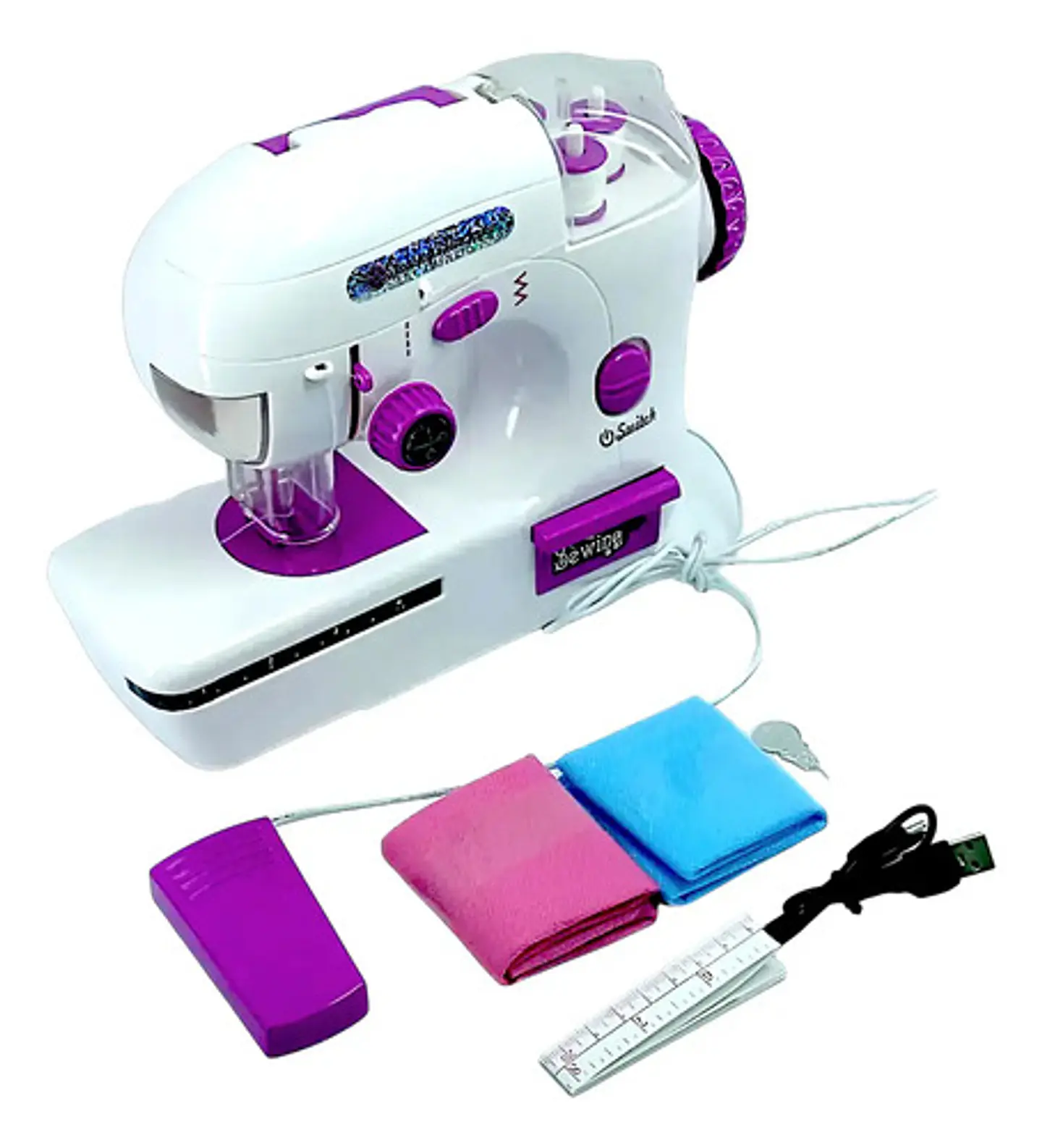 Maquina De Coser De Juguete Sewing Machine Niñas Blanco 1