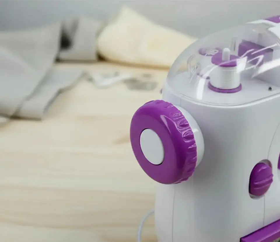 Maquina De Coser De Juguete Sewing Machine Niñas Blanco 5