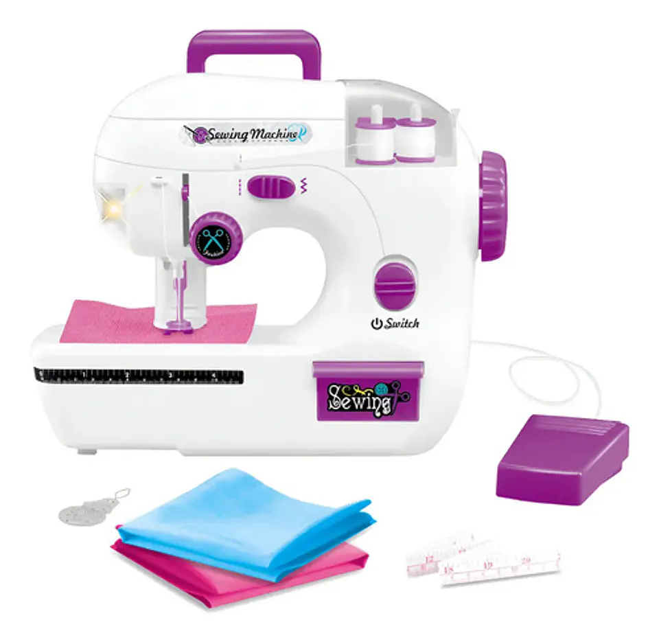 Maquina De Coser De Juguete Sewing Machine Niñas Blanco 8