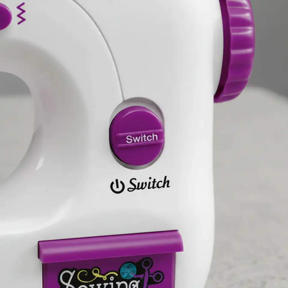 Maquina De Coser De Juguete Sewing Machine Niñas Blanco 10