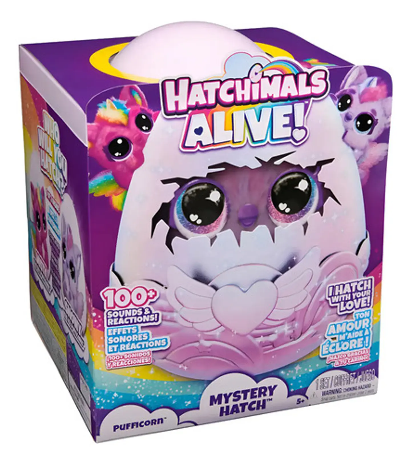 Mascota Virtual De Juguete Hatchimals Huevo Pufficorn 1