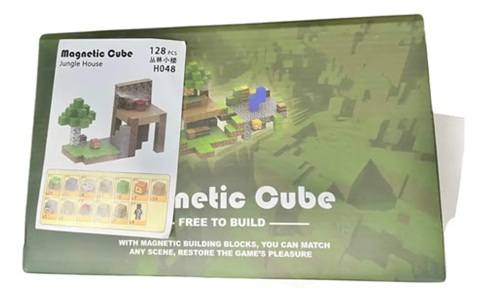 Bloques Cubos Magnéticos Crafteo Pieza Contruccion Armatodo 2