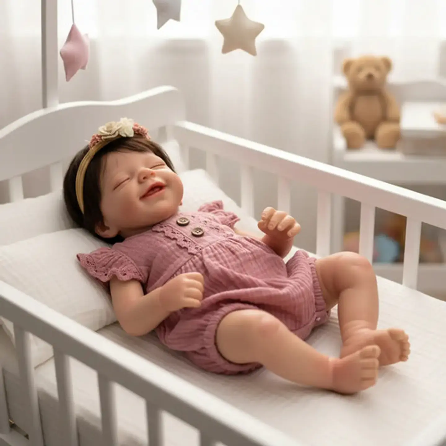 Bebe Reborn Cuerpo Total En Silicona Blando Recien Nacido 1