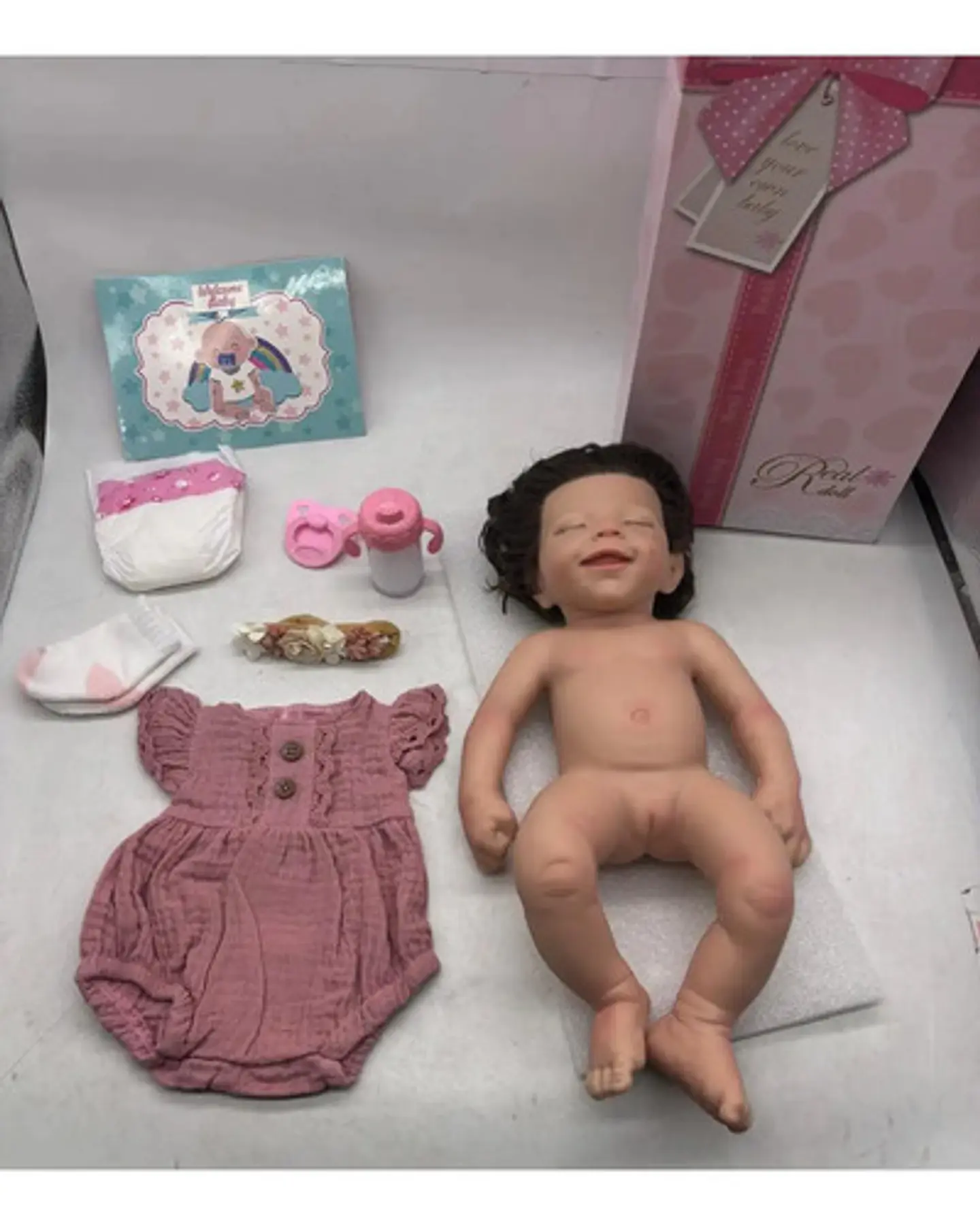 Bebe Reborn Cuerpo Total En Silicona Blando Recien Nacido 4