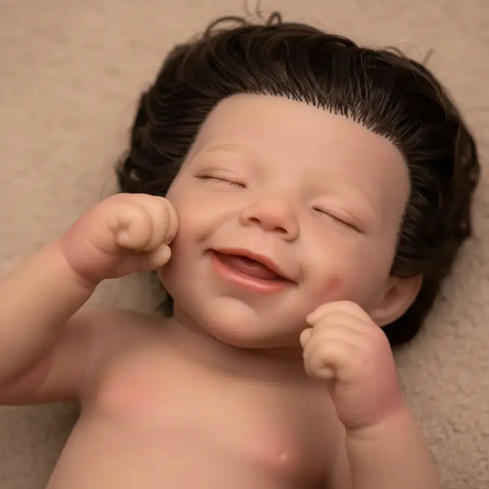 Bebe Reborn Cuerpo Total En Silicona Blando Recien Nacido 10